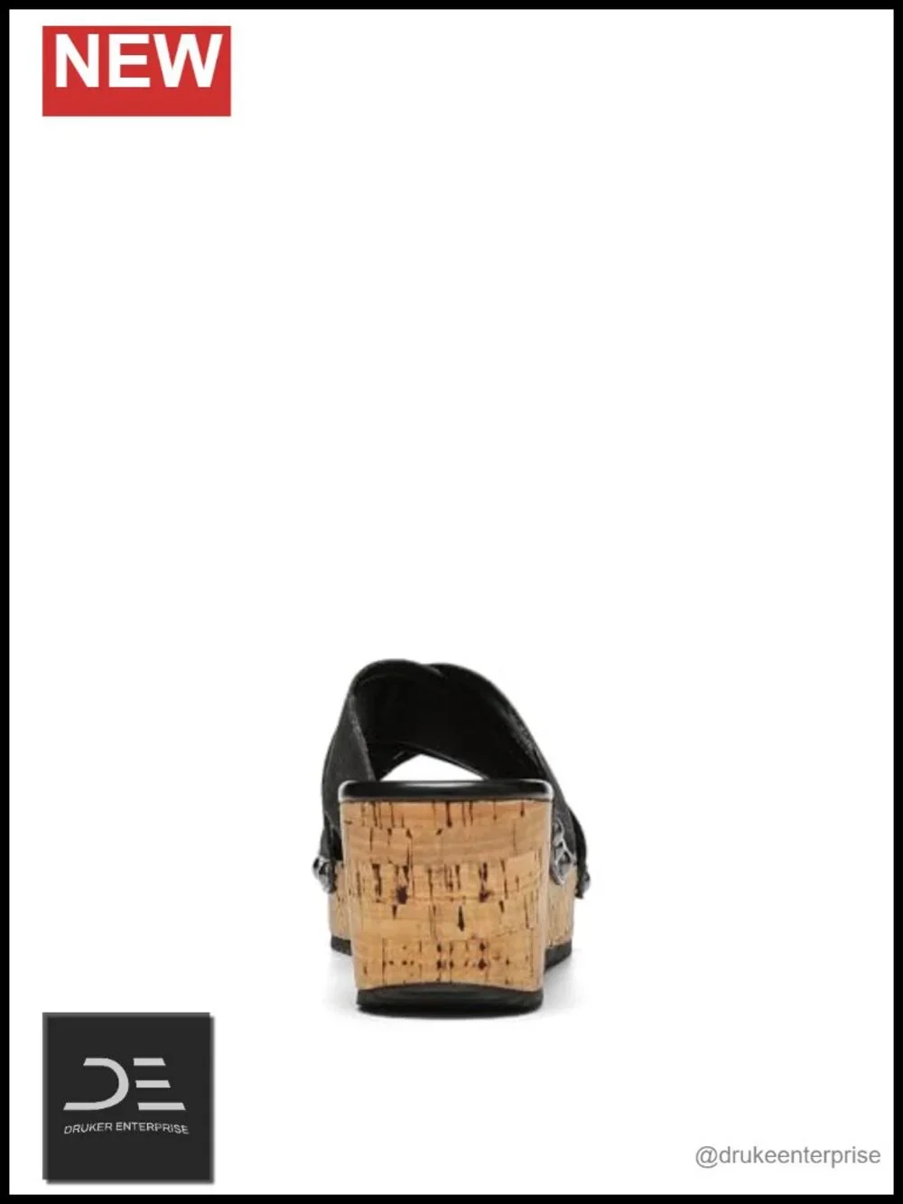 Women's Wedge Sandals Cork Platform Memory Foam Slip On
